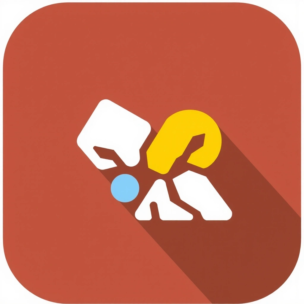 Minimalistyczna ikona reprezentująca minerały